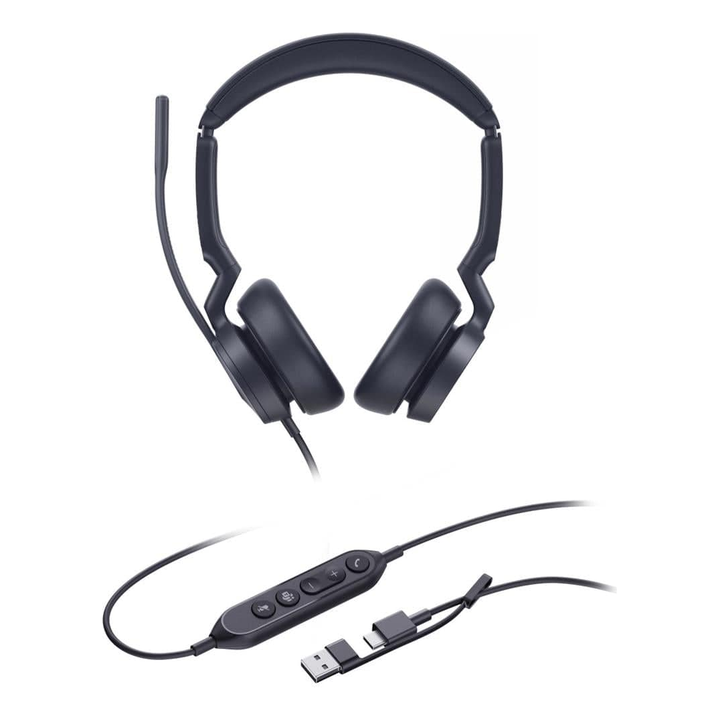 Yealink UH46-Dual- Midlevel Teams Certified USB Headset